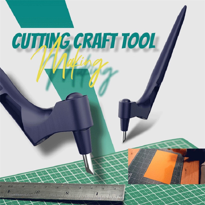Dropshipping Craft DIY Art Cutting Tools With 360 Stainless Steel Rotating Blade Safety Circle Cutter Paper Rotary Handmade
