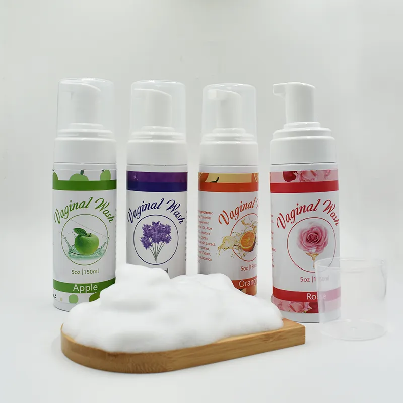 Furuize OEM private label natural organic intimate yoni wash natural clean vaginal foam wash feminine wash gel
