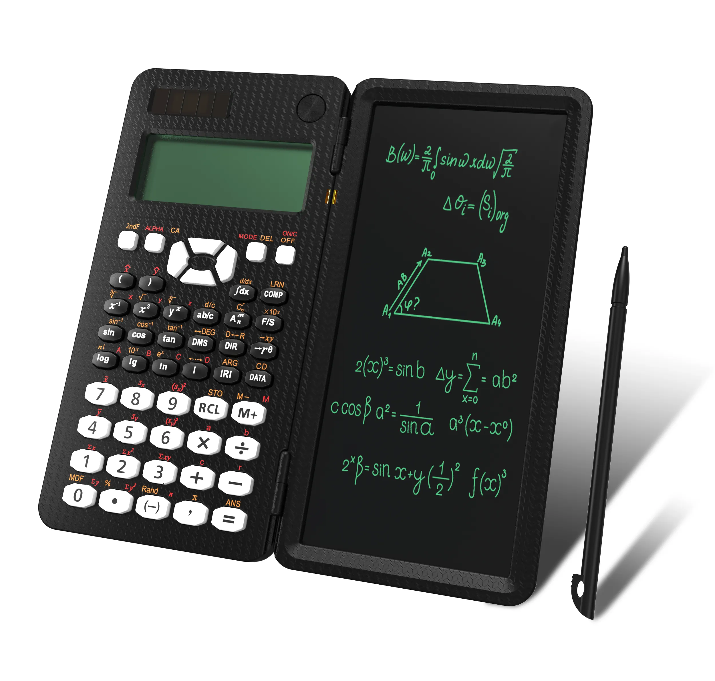 NEWYES Business Examination Lcd Display 12 Digits Graphing Scientific Calculator with LCD Writing Board
