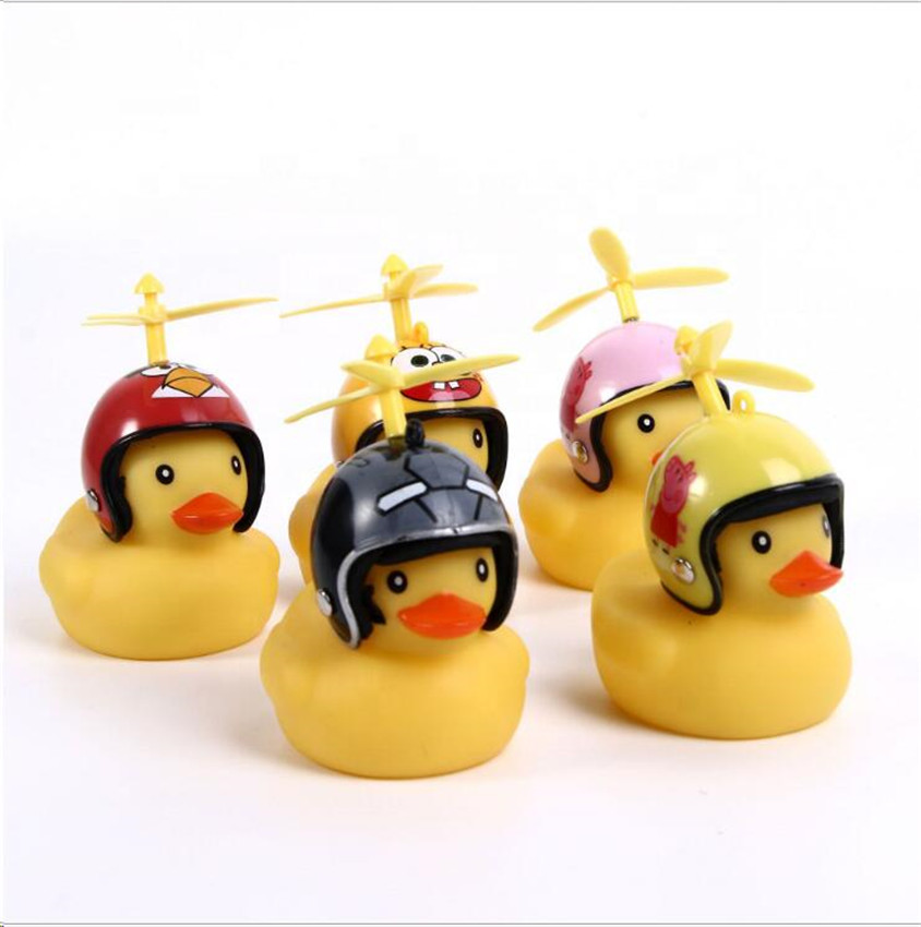 Popular Duck Helmet Bamboo Dragonfly Small Yellow Duck Wind Blade Propeller Bearing Accessories