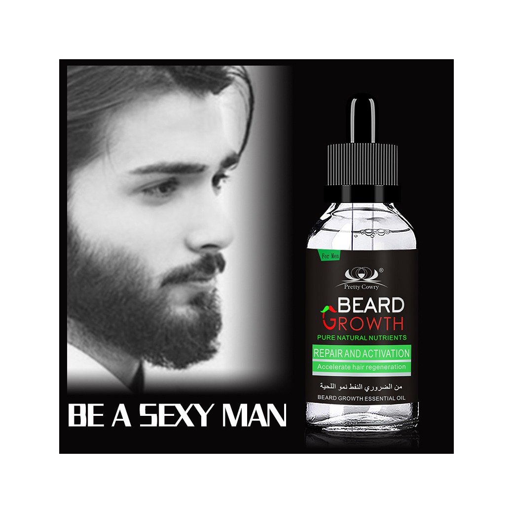 Private Label Natural Ve Ginger Oil Beard Growth Oil For Men