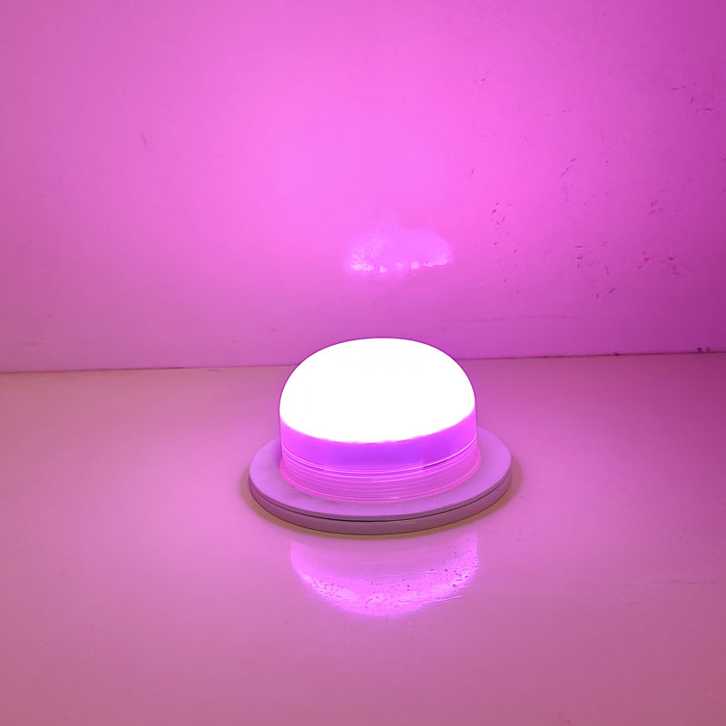 Battery Powered 16 Colors LED Dome Mood Light Base Under Table Lighting For Weddings