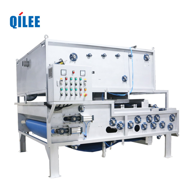 Filtration Paper Industry Polyester Sludge Dewatering Three Belt Press