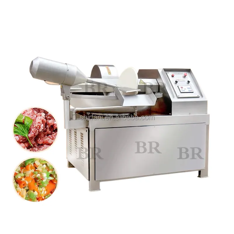 CE Meat Bowl Chopper Sausage Making Machine Chopper Hamburger Meat Bowl Cutter