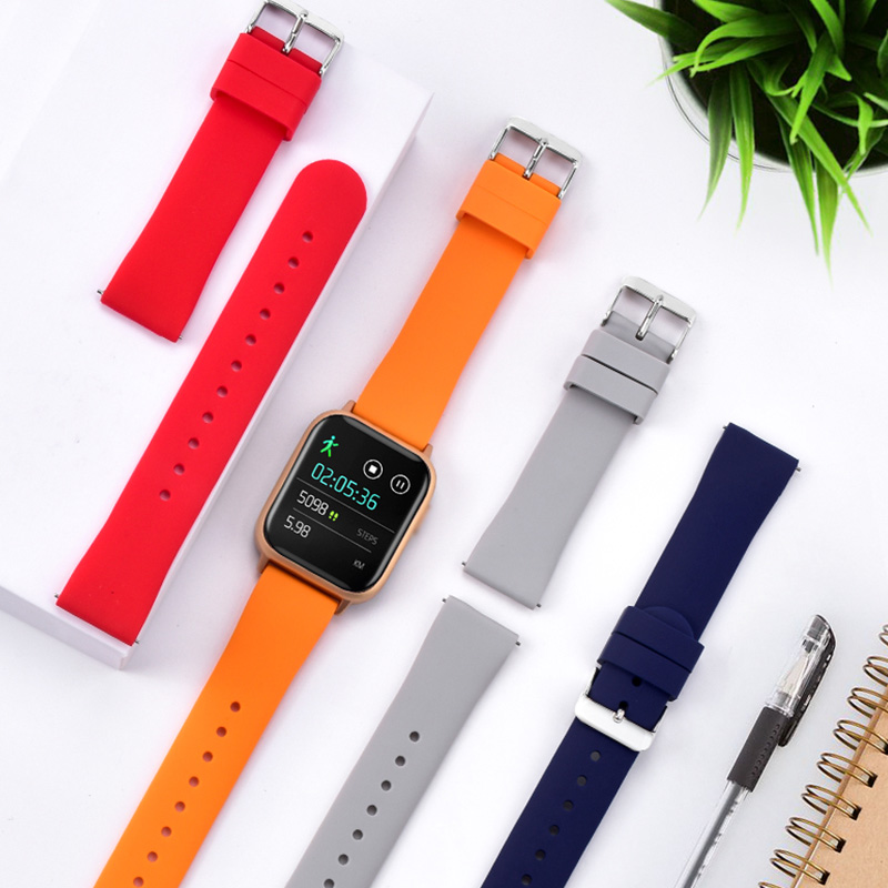 For 1-6 Generations Smart Iwatch Printed Sport Rubber Silicone Strap For All Apple Watch Band Sport Bracelet Rubber Watch Strap