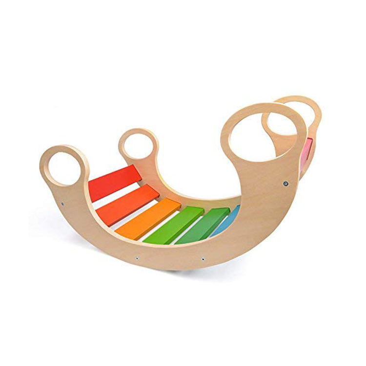 indoor foldable montessori pikler rocker triangle climber ladder children playground set kids climbing frames