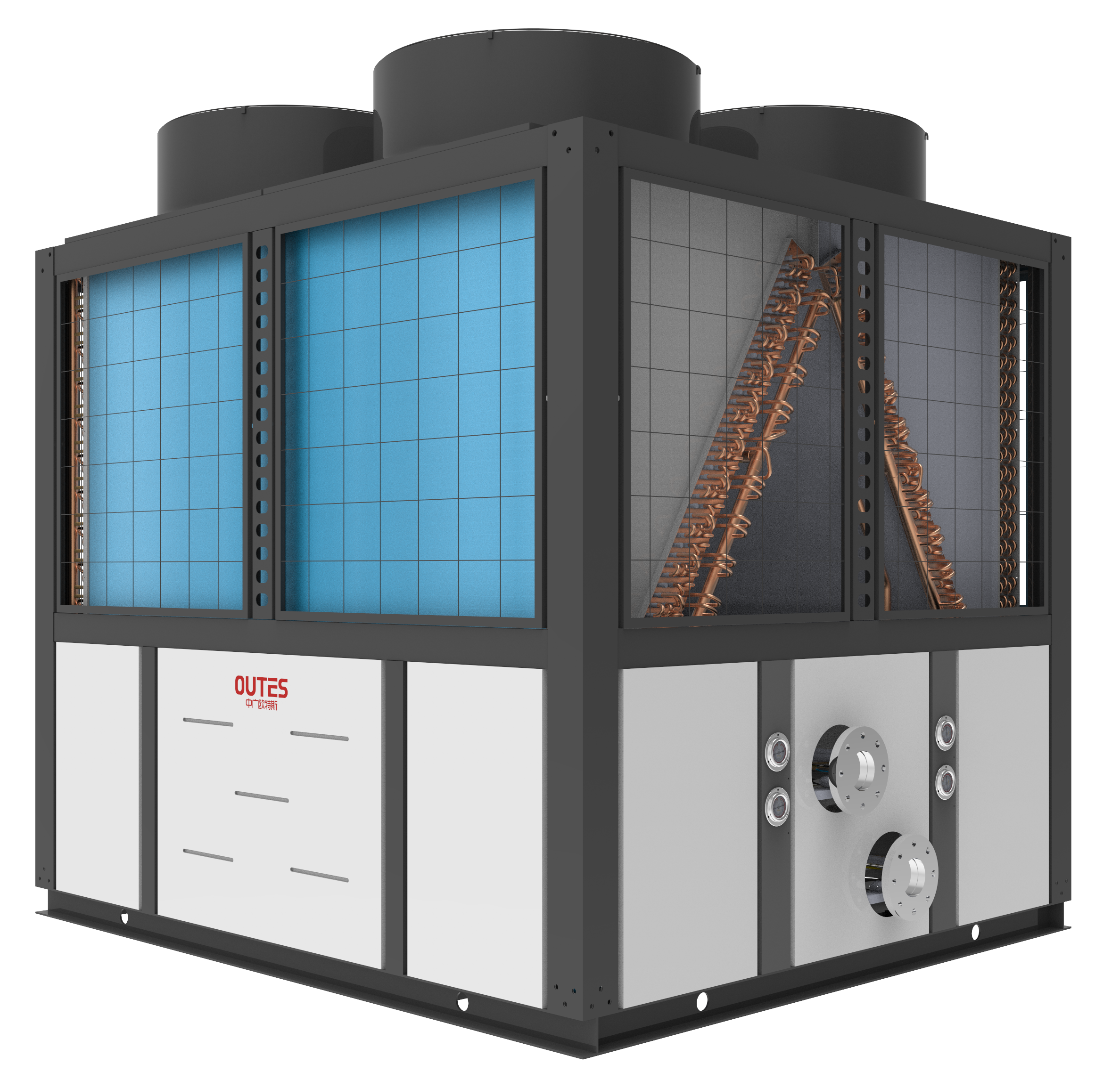 160KW Air Souce to Water Heating Pump Water Heater for Commercial Swiming Pool