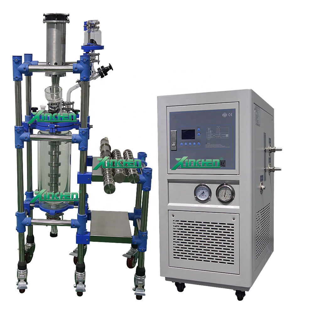 Customized Ultrasonic double layer glass reactor Ultrasonic probe
