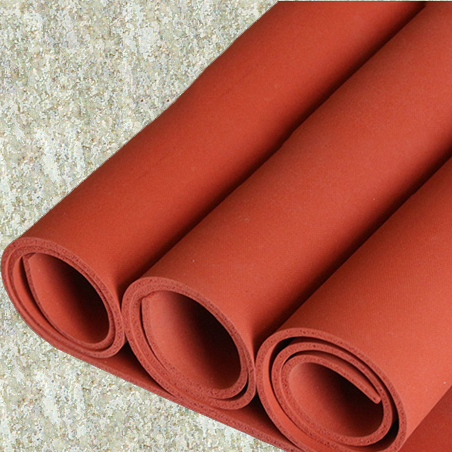 Heat transfer silicone foam sheet and roll Closed cell silicone rubber sheet
