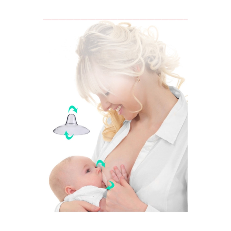 Made In China Custom Breastfeeding Shield In Round Flower Shape nipple shield with case breastfeeding shield
