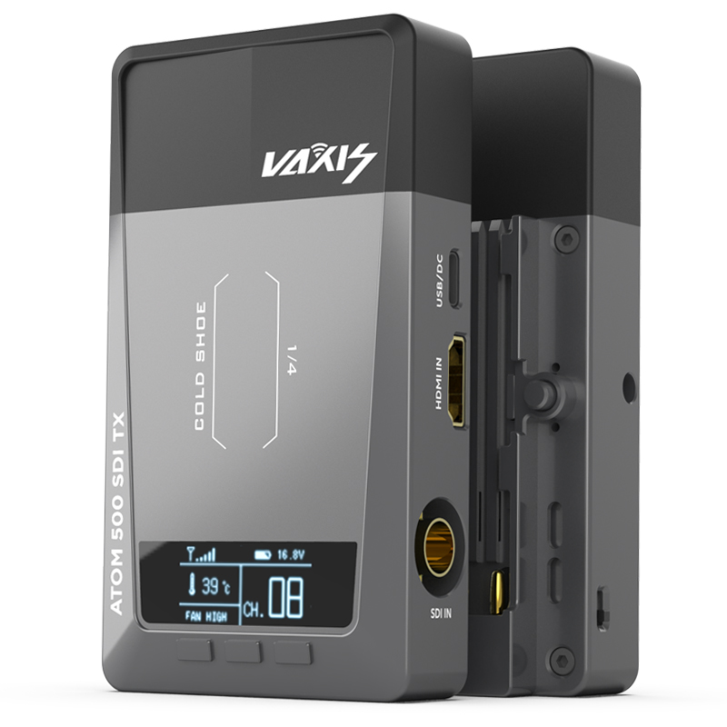 Беспроводная система передачи видео sdi vaxis atom 500 hdmi 500ft 0,08 s с низкой задержкой для камеры