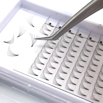 Premade Volume Fans Eyelash Extensions 2D 3D 4D 5D 6D 7D 10D 20D 30D Handmade Fan Lashes Short Stem Lashes Extension
