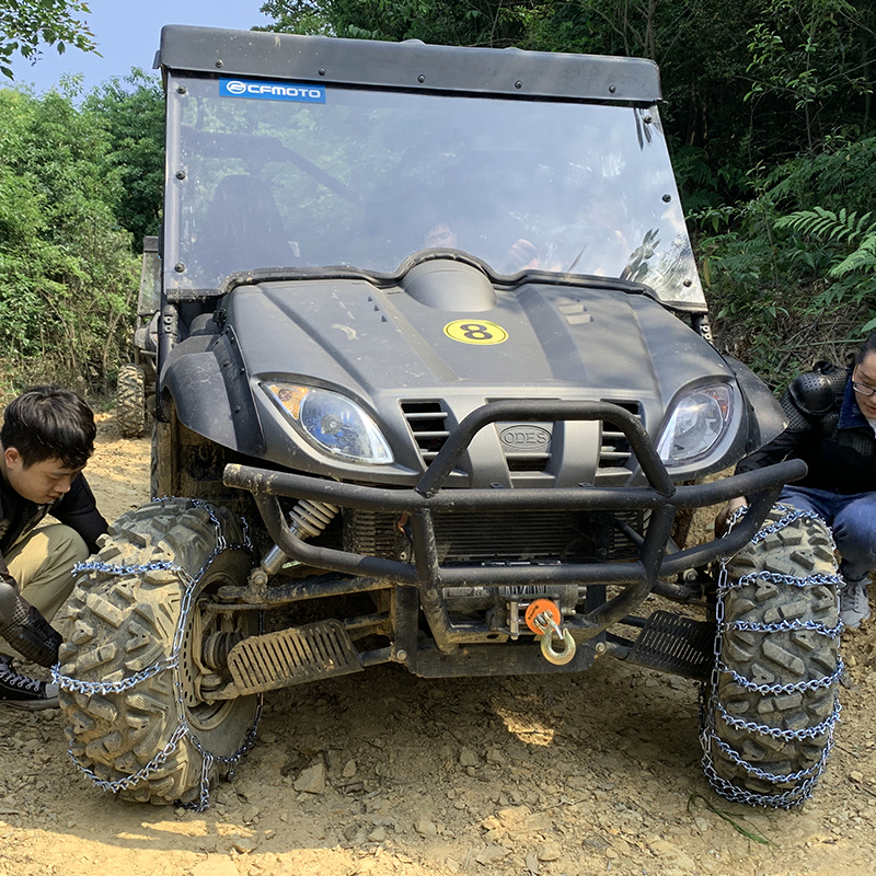 Снежная цепь BOHU, сетчатые цепи для шин atv, снежные цепи для трактора