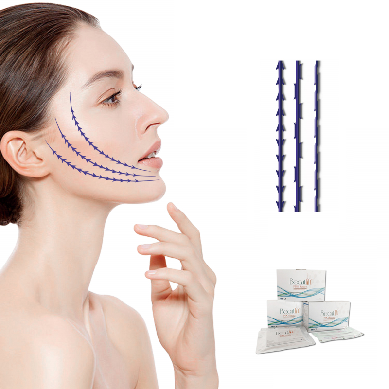 21 г 100 мм L тупые канюли PDO нить Cog Hilos ten125 для El Rostro V Line лифтинг лица лифтинг лицевая проволока PDO натяжители резьбы