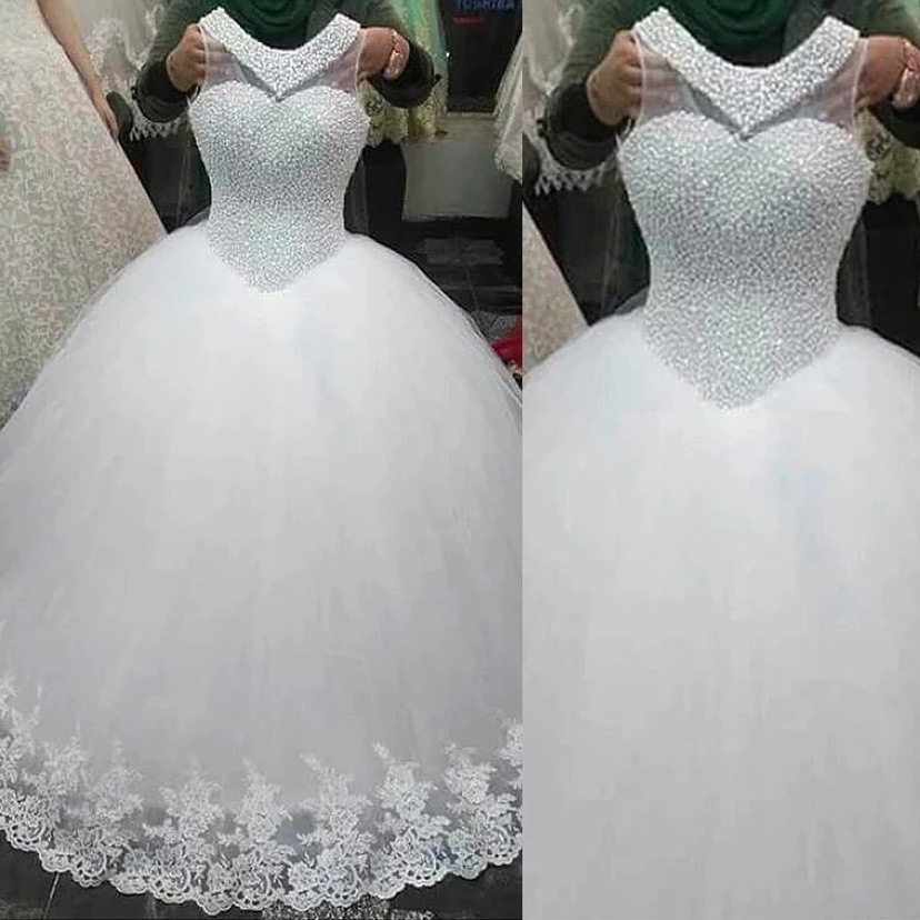 2021 New Design Beading Fashion Slim Fit Bride White Plus Size Sleeveless Mermaid Wedding Lace Dresses Bridal Gown For Women