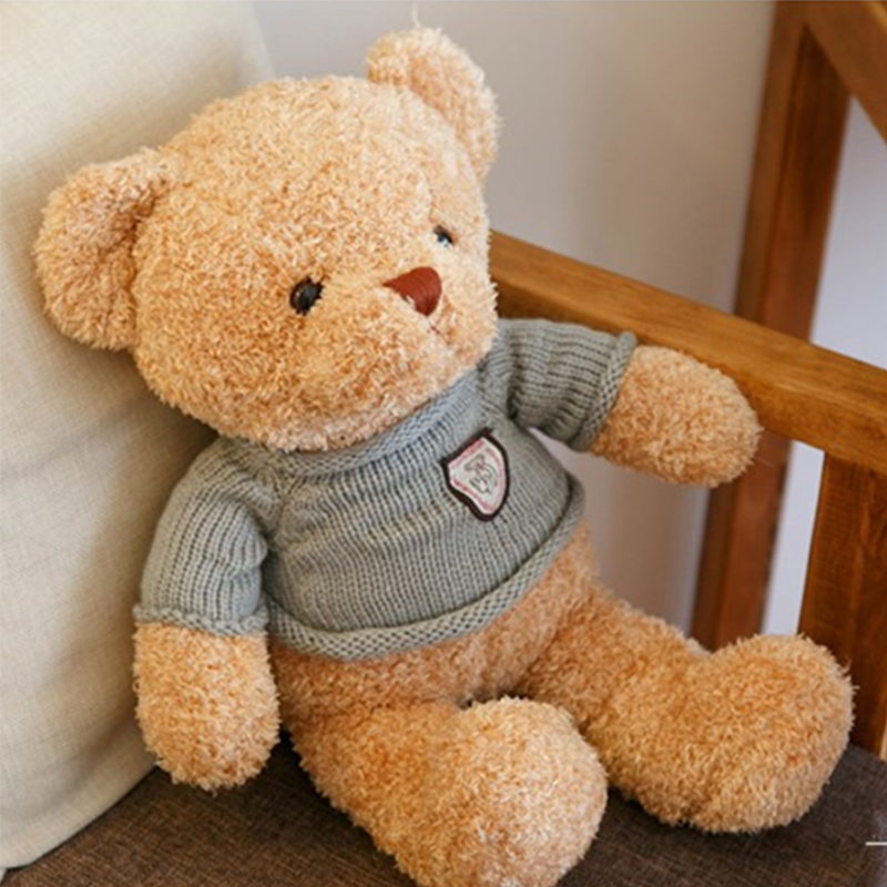 Wholesale PPyou custom 30cm mini rose cartoon teddy bear bulk with t-shirt plush stuffed toy gifts soft doll for kids toys