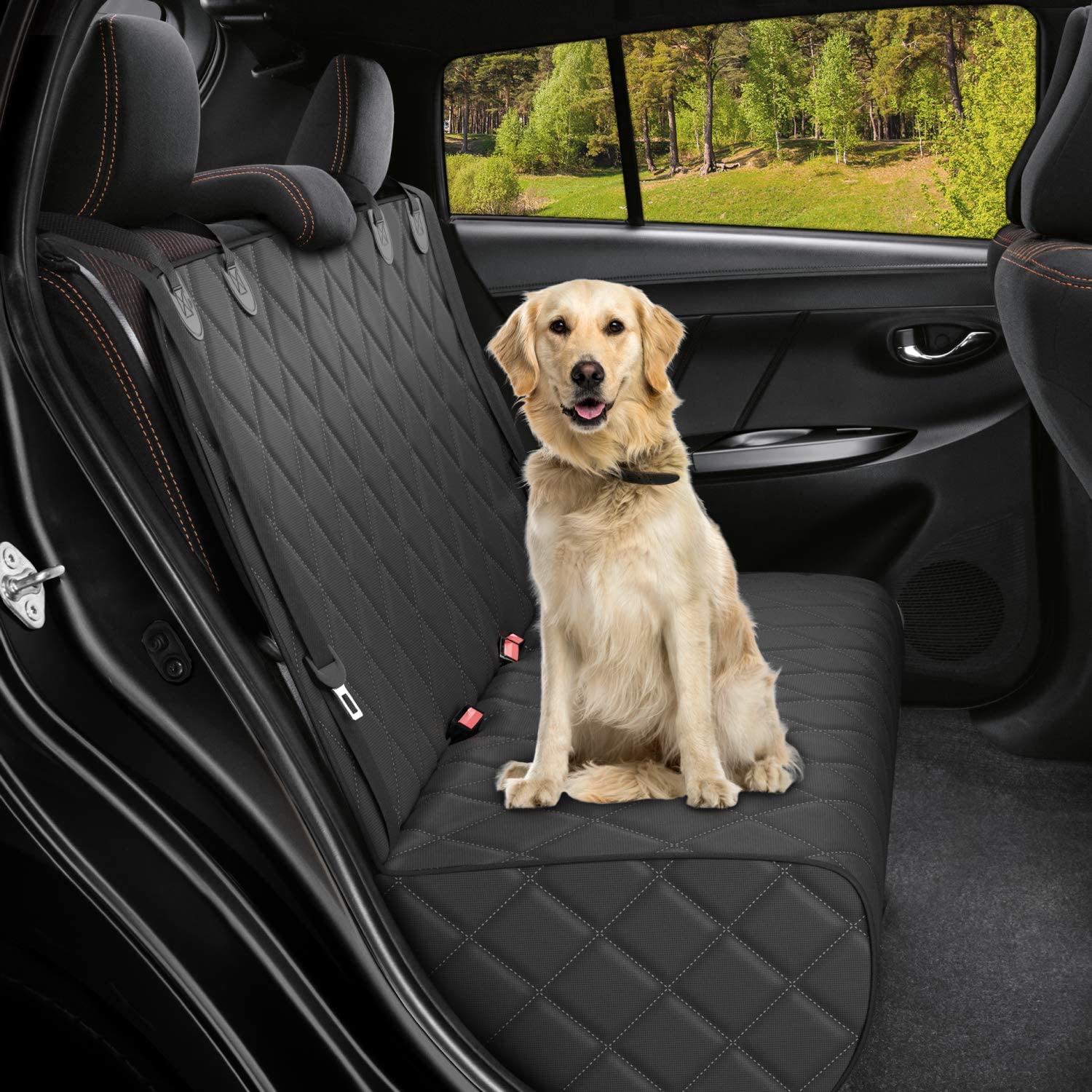 Чехлы для автомобильных сидений Honest Bench Dog с боковым клапаном, чехлы для сидений собак для автомобилей, грузовиков и внедорожников, водонепроницаемые и Нескользящие чехлы для сидений домашних животных