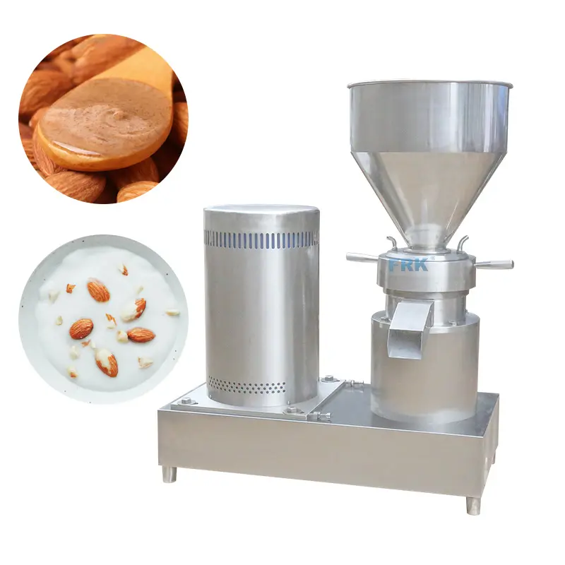 Sesame Tahini Processing Colloid Mill Nuts Almond Milk Grinding Machine Peanut Butter Making Machine