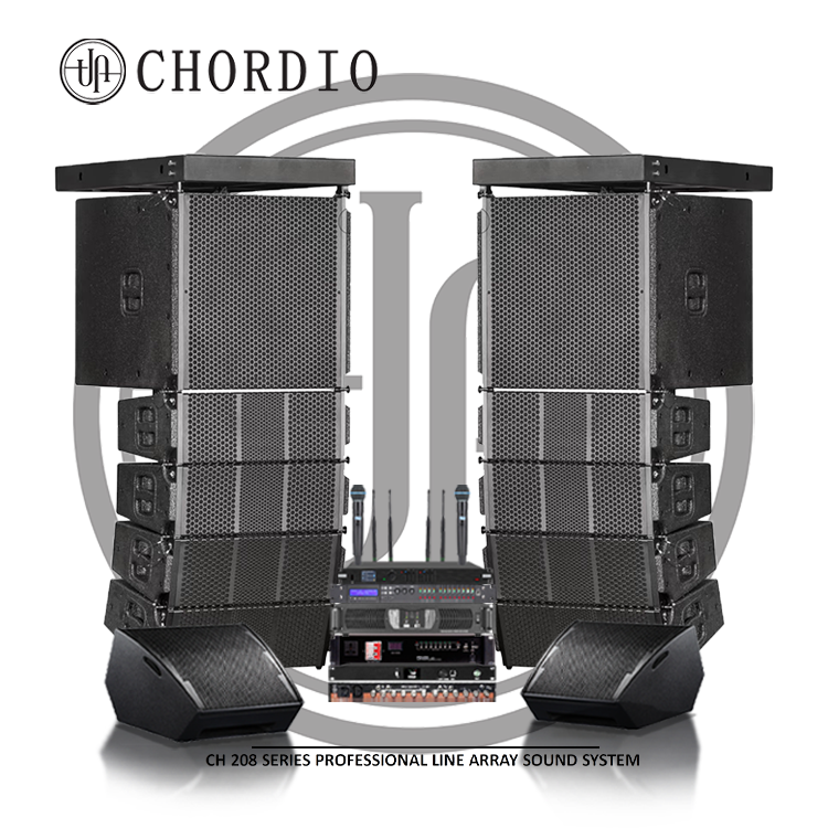 professional sound equipment audio sound equipment work ine Array 2 Way Professional Audio Double 12 Inch Speaker