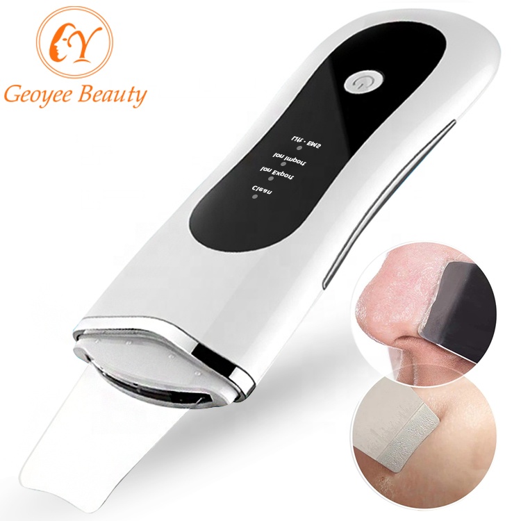 Pore Cleansing Scrubber Portable Skin Spatula Face Peeling Sonic Facial Ultrasonic Skin Scrubber Spatula Ultra Skin Scrubber