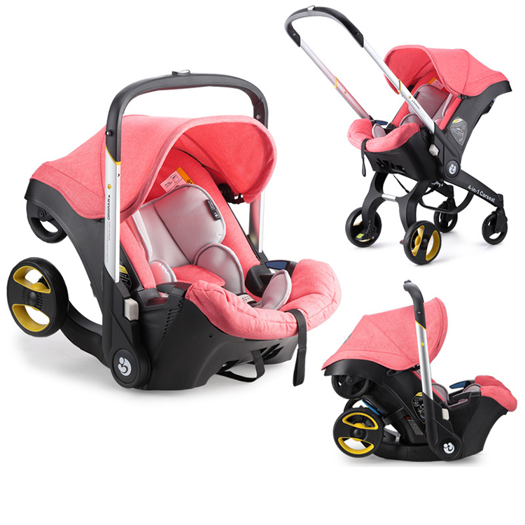 Amazon Hot Sale 4 In 1 Multifunctional Trolley Baby Carrier Kids Car Safety Seats Cradle Stroller For Newborns