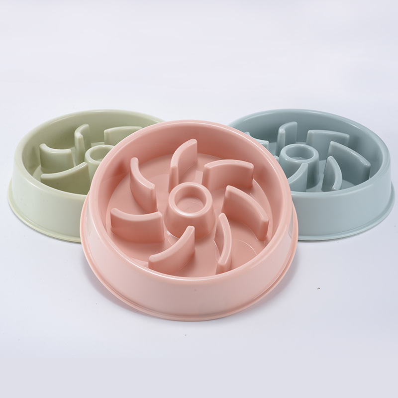 large healthy eating pet slow food bowl can reduce pets overeating and vomiting obese pet slow food bowl