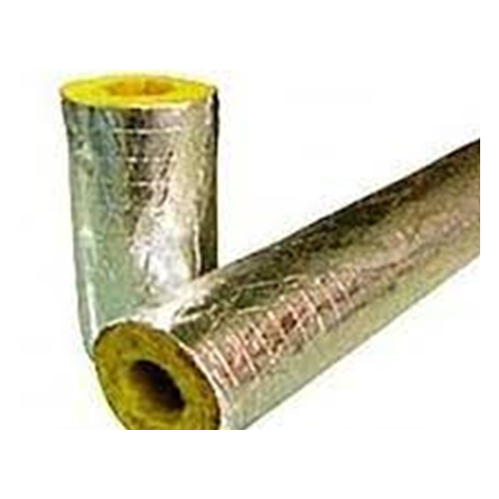 ISOKING isolation rock wool wrapped steel pipe insulation making machine for steam supply