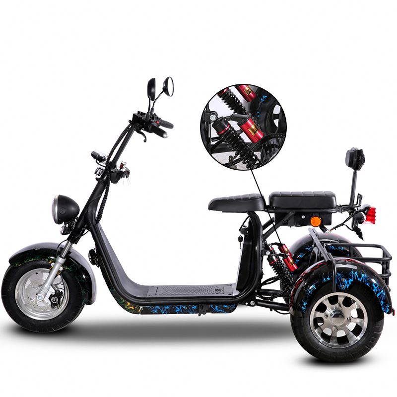 brushless motor sepeda motor listrik 60v/72v 1500w scooter 3 wheels europe warehouse fat tire electric motorcycles