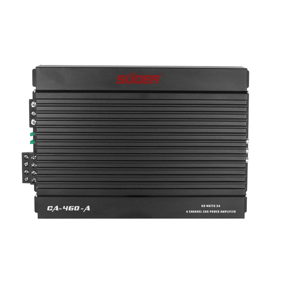 Suoer CA-460-A хорошее обслуживание усилителя и динамиков мощность автомобиля de автомобилей Авто усилитель 4 канала
