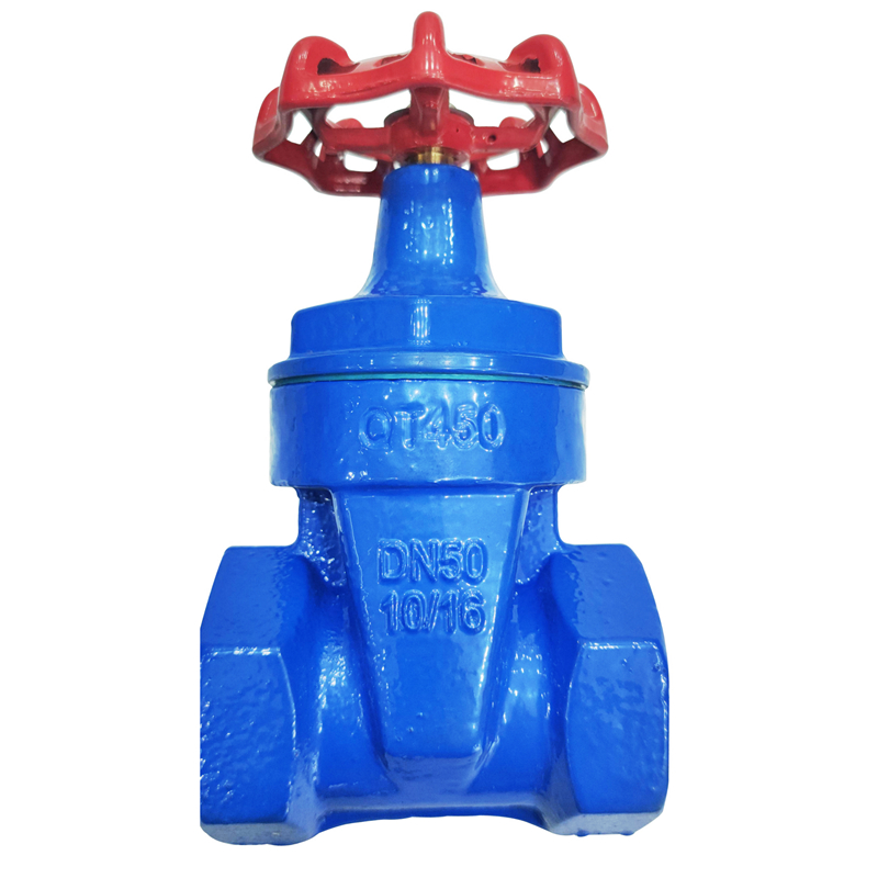 China Most Reliable Manufacturer Ductile Iron Female Thread Gate Valve Soft Seal Gate Valve