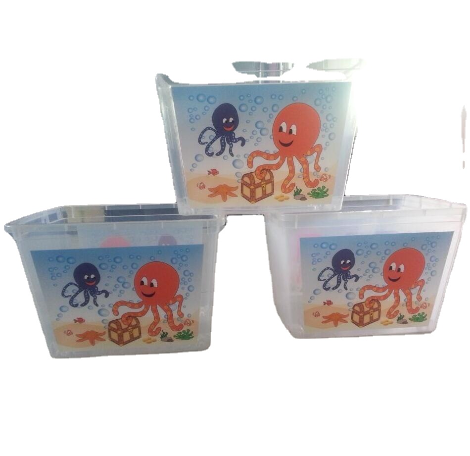 Heat transfer film suitable for plastic boxes of various materials