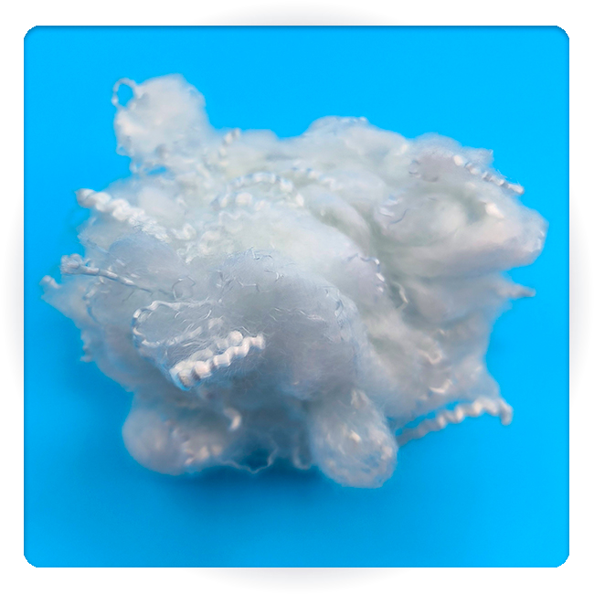 High quality virgin psf 0.9d51mm down-like fiber for filling