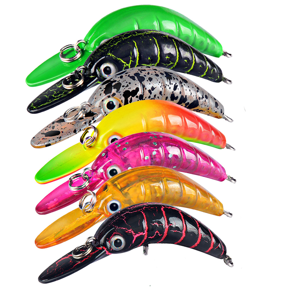 Жесткая Приманка Minnow 5 см, 2,5 г, приманка для Пресноводной форели, рыболовные приманки, бионическая рыболовная жесткая приманка, искусственная накладная приманка