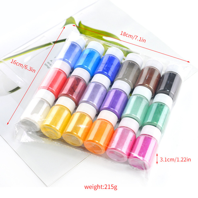 glitter mica powder colors set pigment for epoxy resin