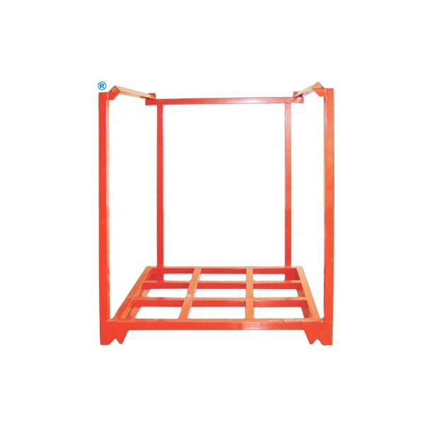 Склад heavy duty портативный складной Штабелируемый стальной металлический шин стеллаж для хранения для продажи