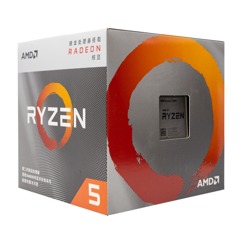 AMD новый оригинальный процессор 3400G AM4 5800X 5900X процессор с охлаждающим вентилятором для ноутбука