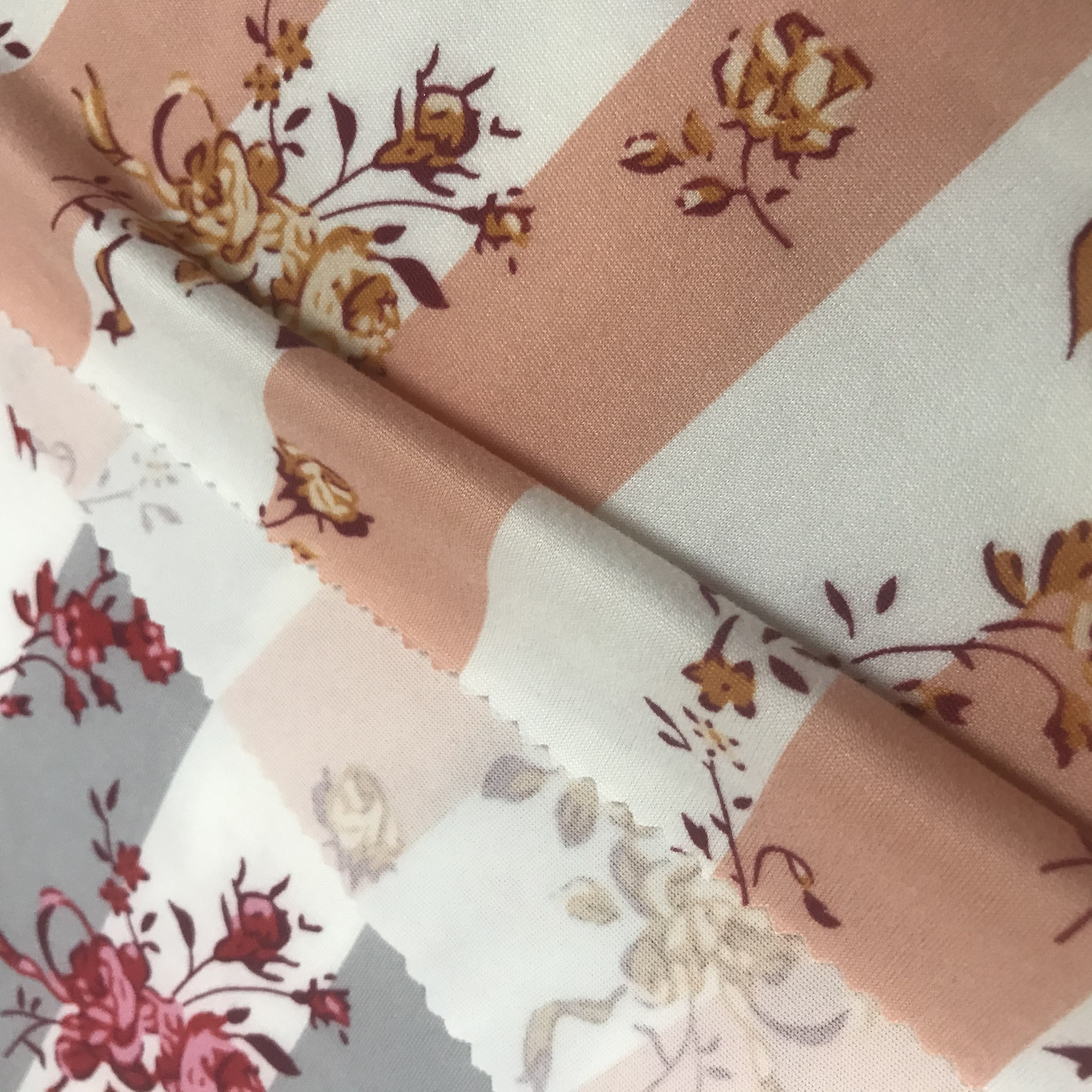 Direct Factory Brushed Double-sided Printed Knitted Fabric Dty Knitted Fabric For Women's Sleepwear