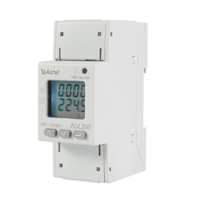 ADL200 80A прямое подключение RS485 modbus din rail mono fase счетчик энергии