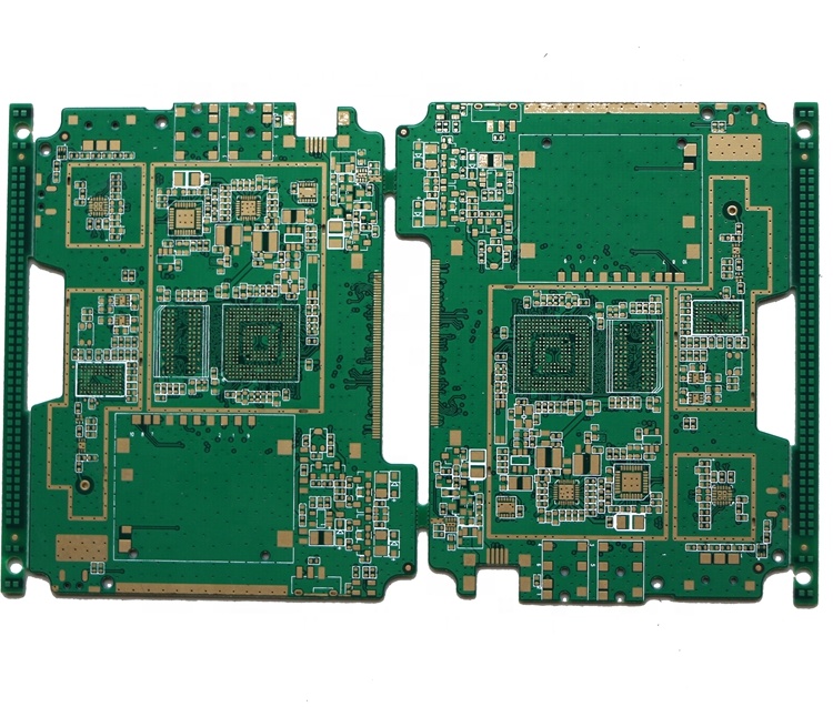 6 слоев 0,55 мм заказной Высокой Точности pcb прототип двухсторонняя печатная плата для телекоммуникационных плат
