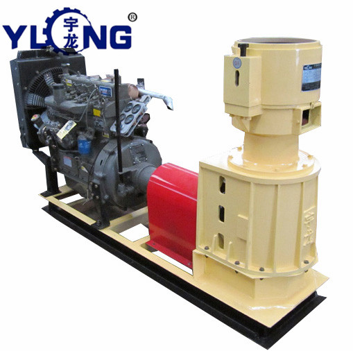 YULONG SKJ2-300 45hp дизельный двигатель древесный гранул машина