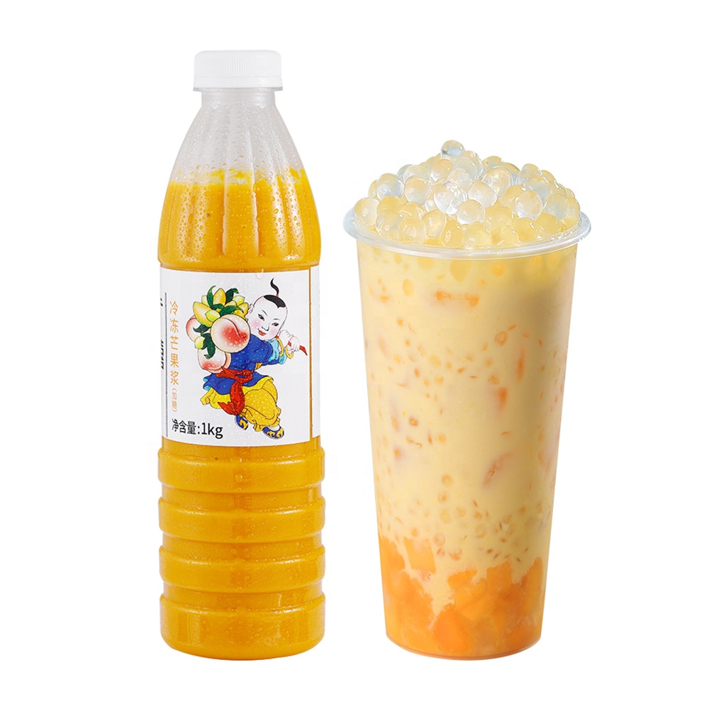 Двойное счастье, новый продукт, замороженная манго-пюре IQF, свежие фрукты для чайного магазина