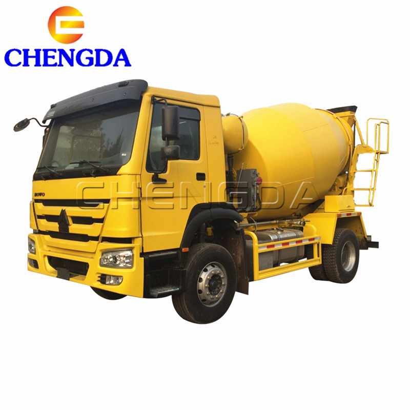 Siontruk HOWO 290hp 2 Axles Yellow Self Loading Mixer Concrete Truck For Sale