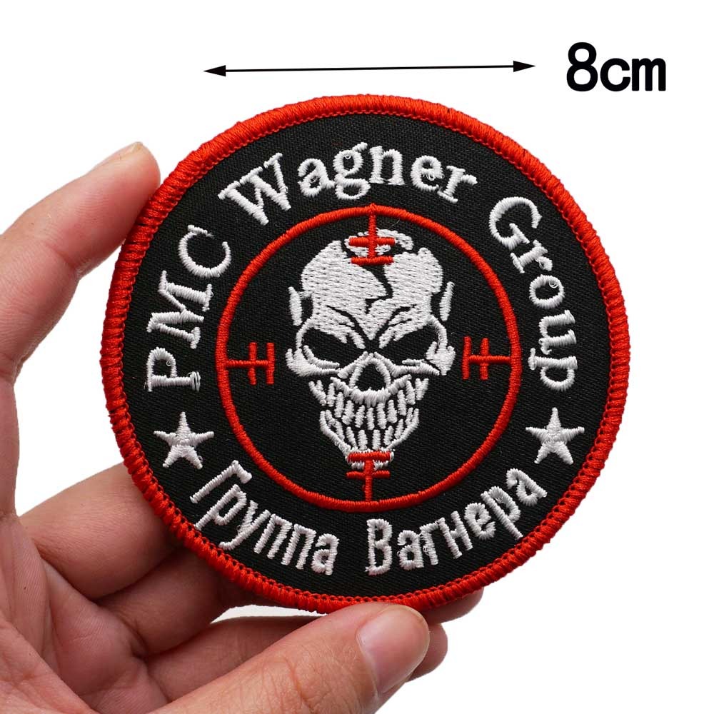 Недорогая тактическая вышитая нашивка с крючком на заказ, PMC Wagner Group, эмблема, повязка на руку, рюкзак, наклейка для одежды