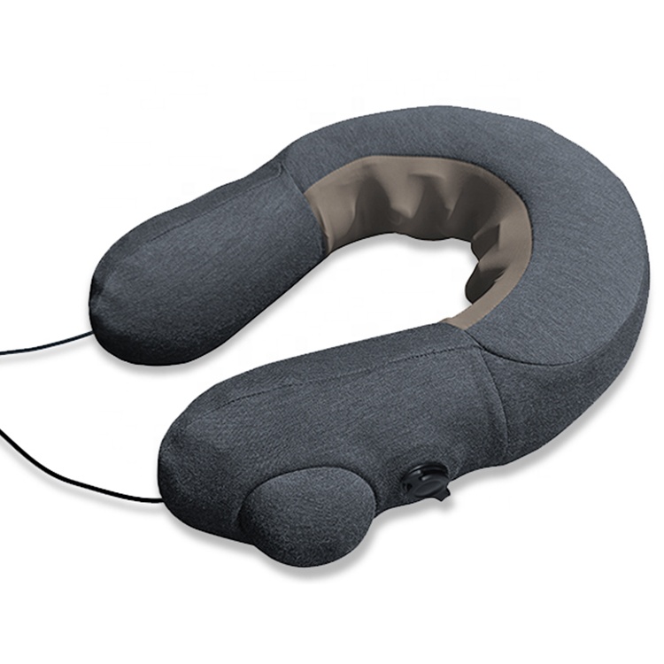 high quality portable U-shaped massage neck pillow Vibration multifunctional Massage pillow Electric travel car massage pillow