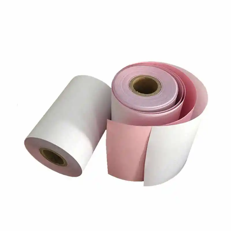 Ncr Paper Roll 76mm Width 2 Ply 3 Ply Carbonless Paper NCR Roll
