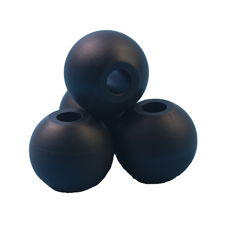 Custom filled carbon powder carbon fiber graphite ptfe through ball