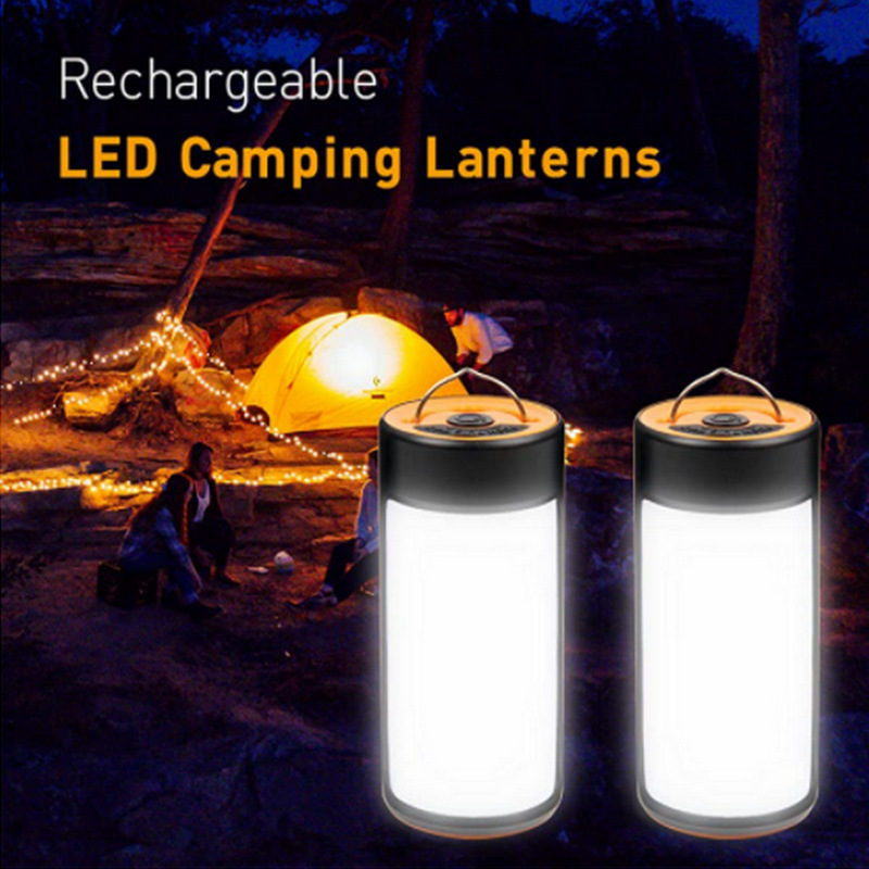 Amazon Led Outdoor Camping Light Portable Waterproof Cross-Border Camping Tent Light Portable Emergency Light Camping Lamp