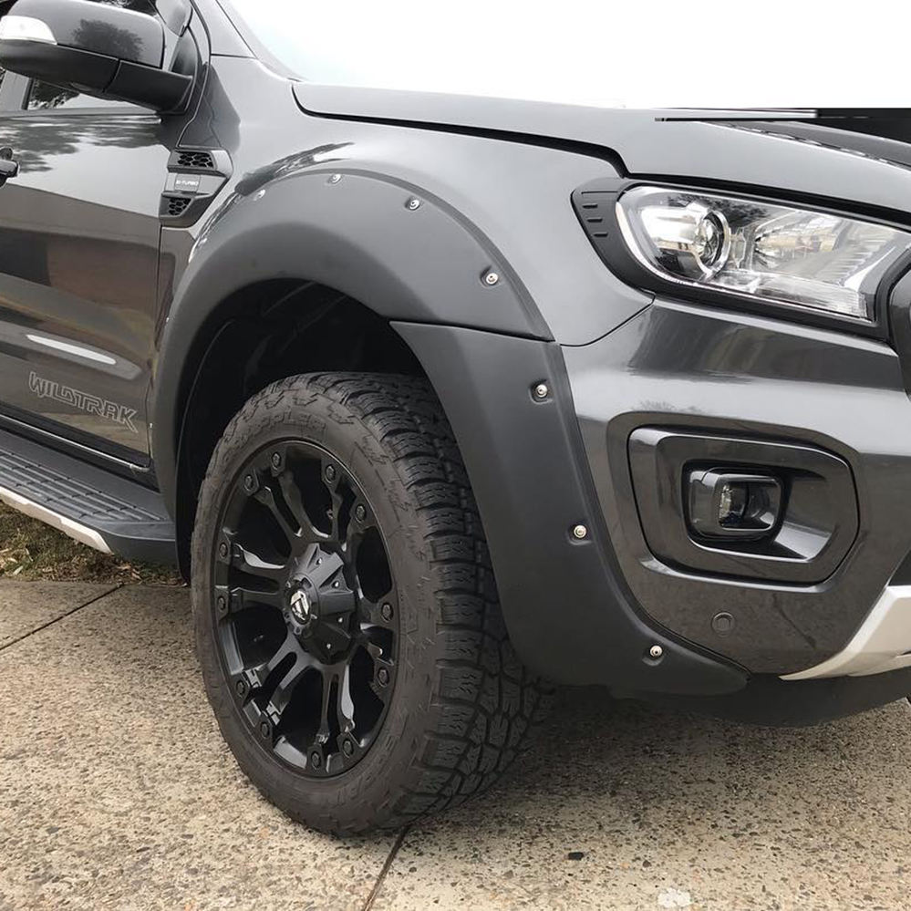 YCSUNZ RTS 4x4 Матовая черная колесная арка, отражатели крыла для Ranger Wildtrak двойная кабина 2019 PX3 XLT аксессуары