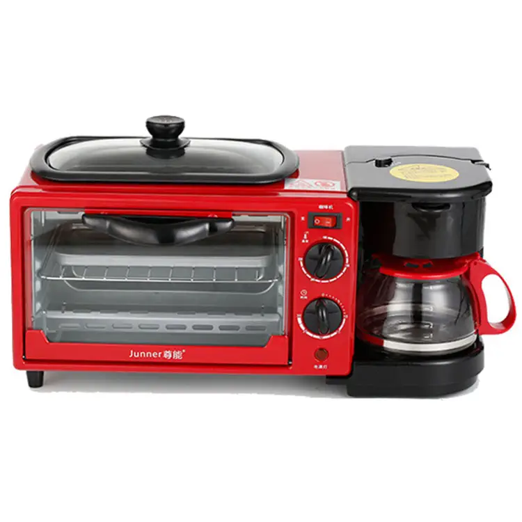 High Quality Design 3 in 1 Multi function Breakfast Maker Machine Electrical Commercial Bakery Oven