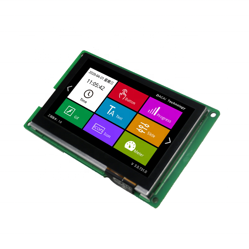 Экран с последовательным портом DACAI 4,3 дюйма, серия M, медицинский IPS TFT LCD